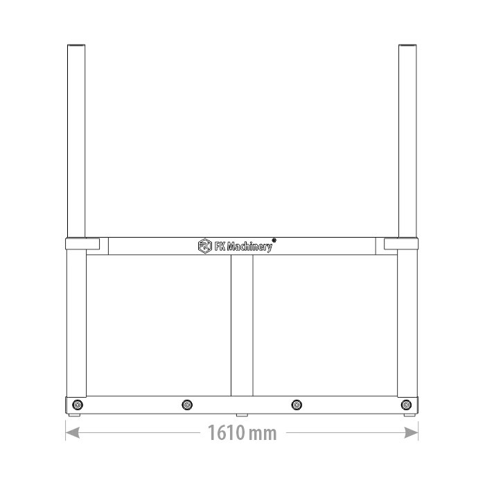 FK Machinery heinapallikahvel, REGULEERITAV – 4 piid - Pilt 2