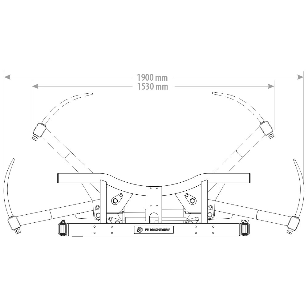 FK Machinery vertikaalne pallihaarats - Pilt 2