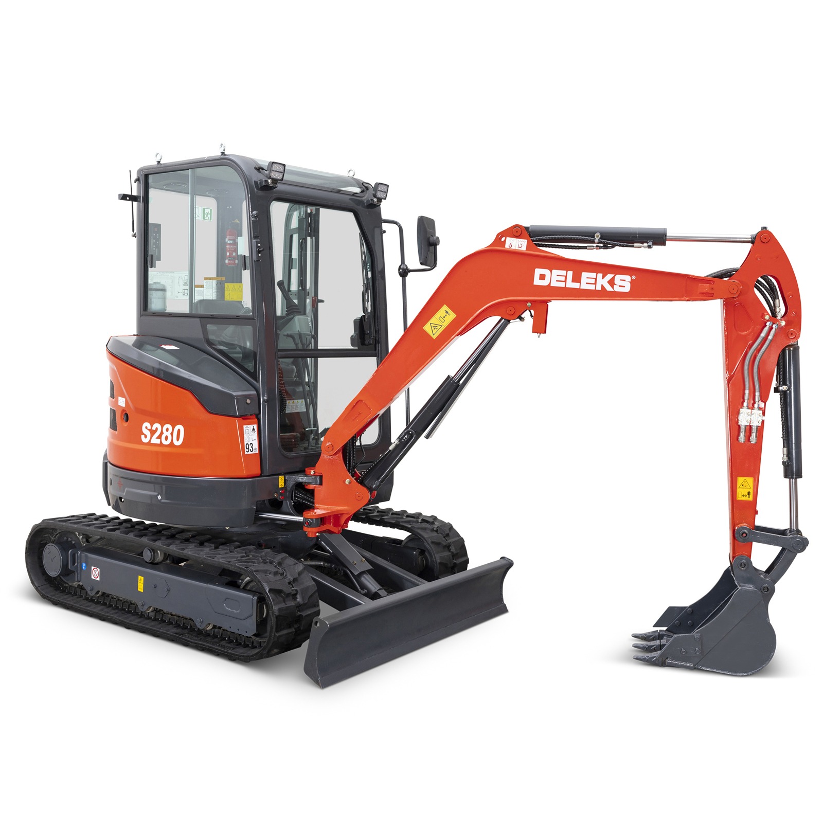 Deleks S280C kabiiniga KUBOTA mootoriga miniekskavaator