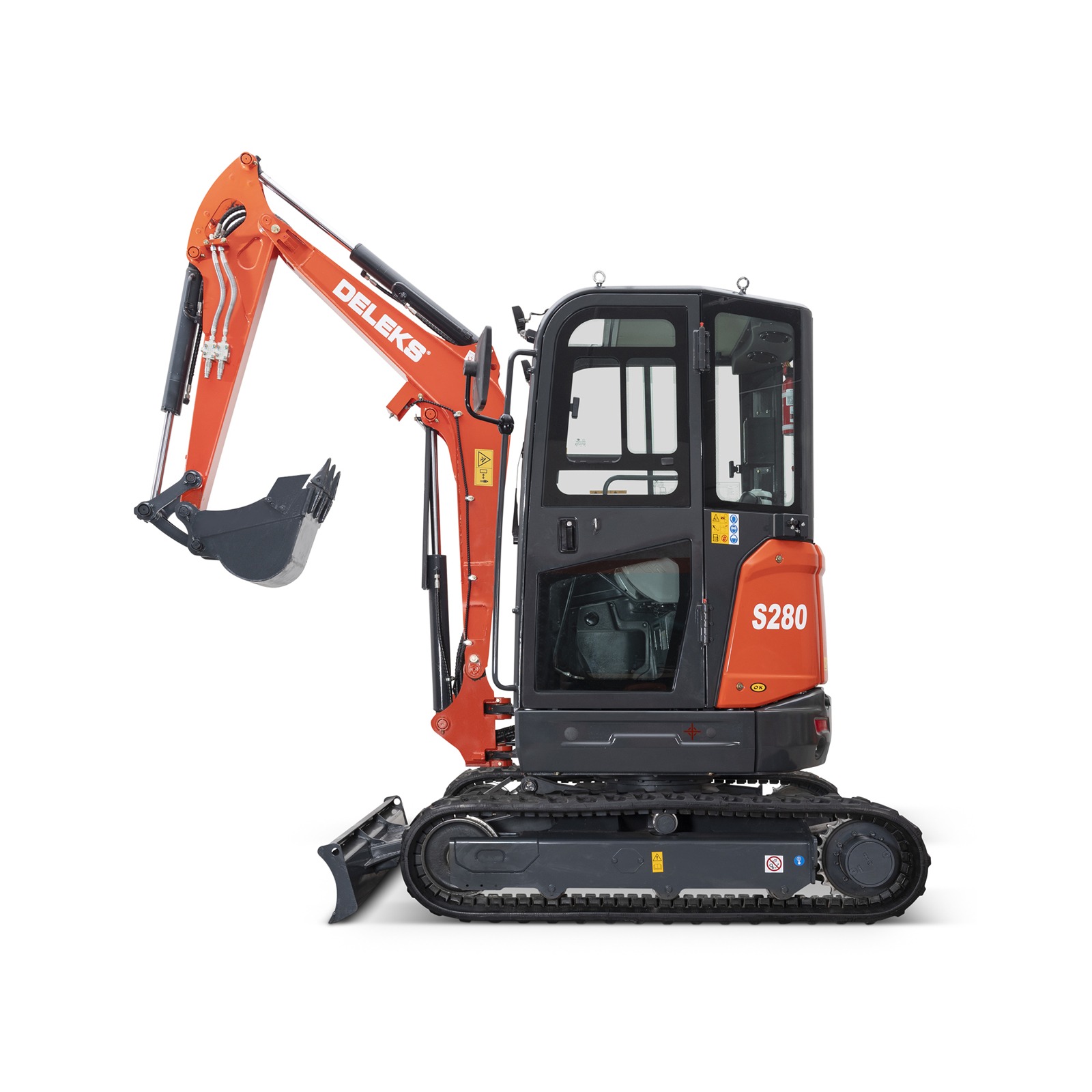 Deleks S280C kabiiniga KUBOTA mootoriga miniekskavaator - Pilt 2